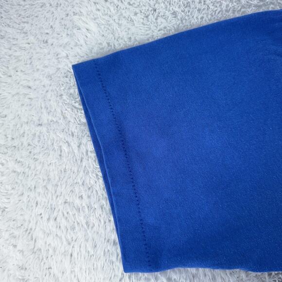 Vintage Utah Summer Games Shirt Mens M Blue Pegasus Torch Track Sports 80s - Picture 4 of 8